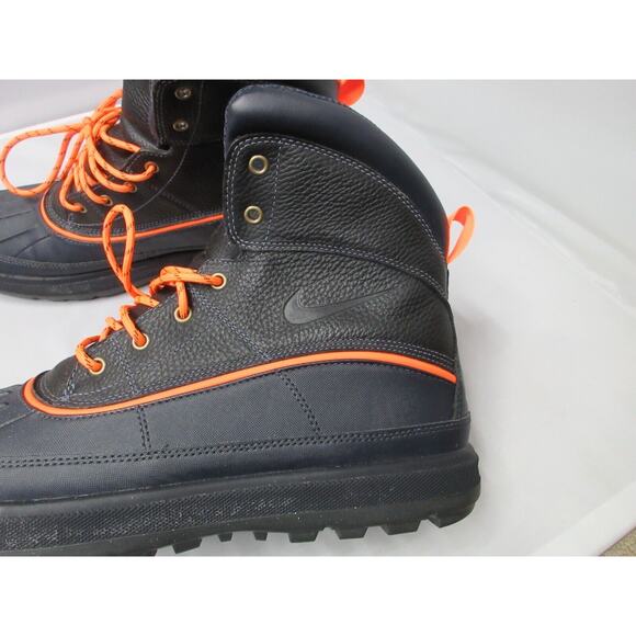 Nike Mens ACG Woodside II 525393-448 Black Blue Waterproof Duck Boots Size 13 - Picture 2 of 16